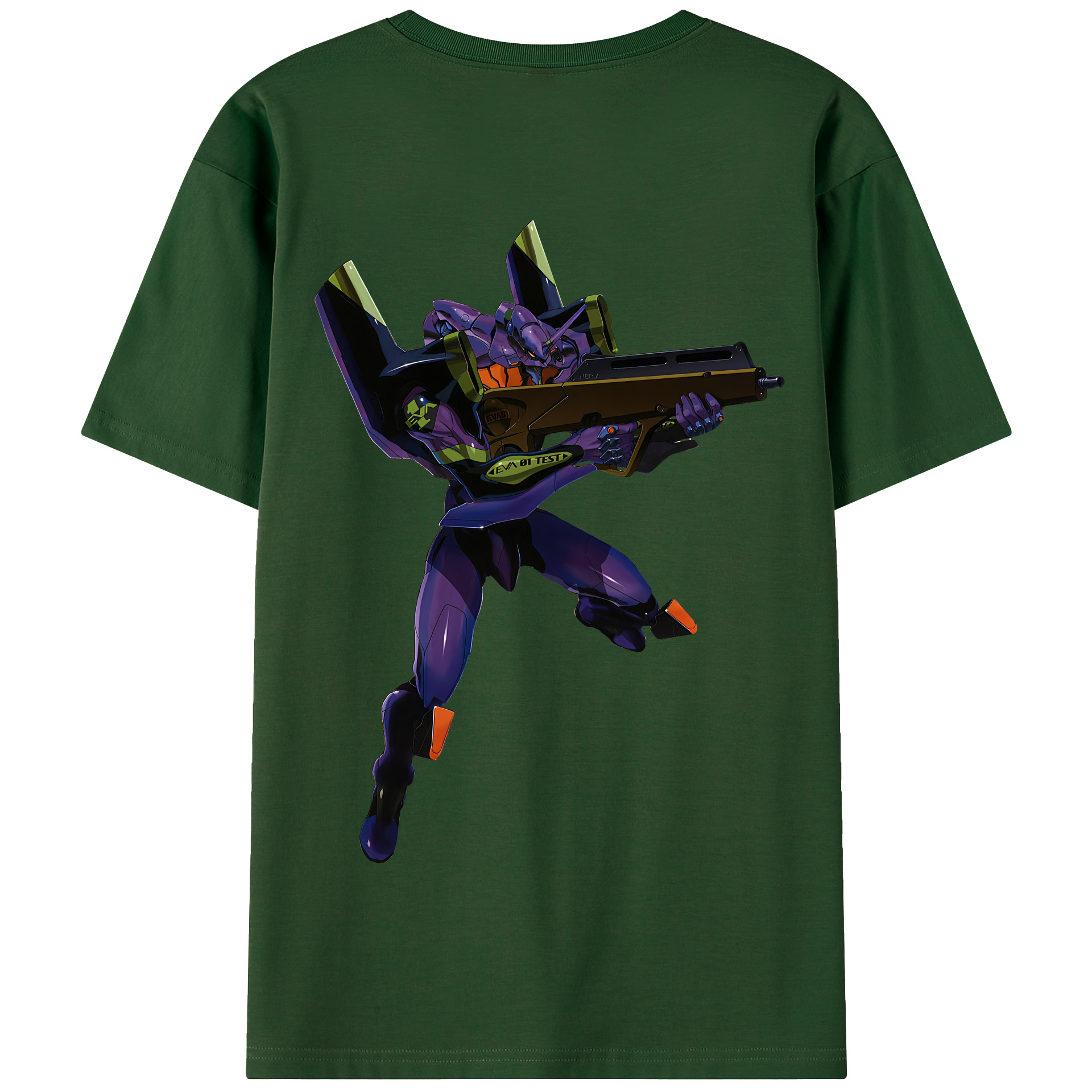 （画像用） EVA 新世紀エヴァンゲリオン 綿100％半袖Tシャツ（背面プリント）